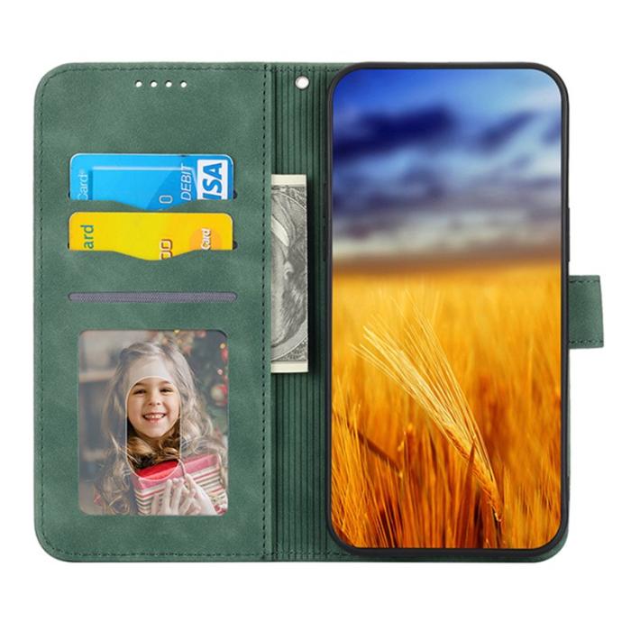 DIERFENG - DIERFENG DF-03 Plånboksfodral i Konstläder - Grön för Xiaomi 12T 5G