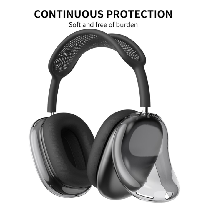 AHASTYLE - AHASTYLE AirPods Max Hörlursskal TPU PT-LC07 - Svart