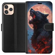 iSecrets - Plånboksfodral till Apple iPhone 11 Pro med Ylande varg
