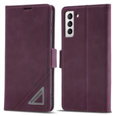 FORWENW - FORWENW F3-Series Pl&aring;nboksfodral f&ouml;r Samsung Galaxy S23 - Konstl&auml;der - Vinr&ouml;d