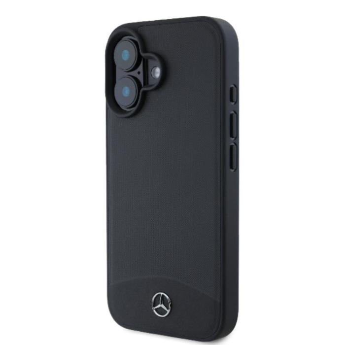 Mercedes - Mercedes iPhone 16 Plus Mobilskal Läder Urban - Svart