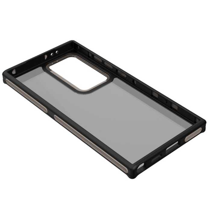 OEM - Galaxy S24 Ultra Mobilskal Crystal Black - Grå