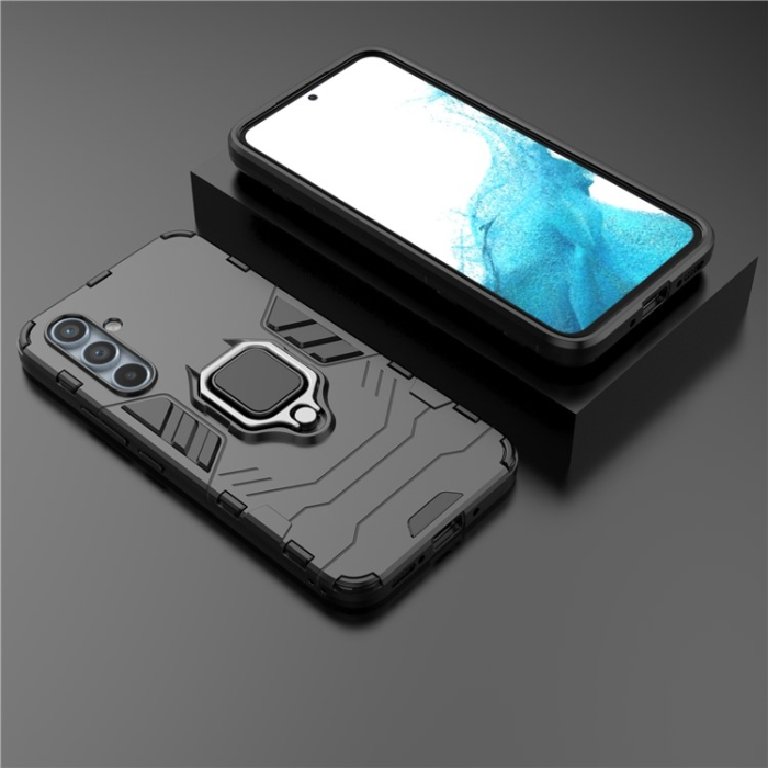 OEM - Galaxy A34 5G Mobilskal Ringhållare Kickstand - Svart