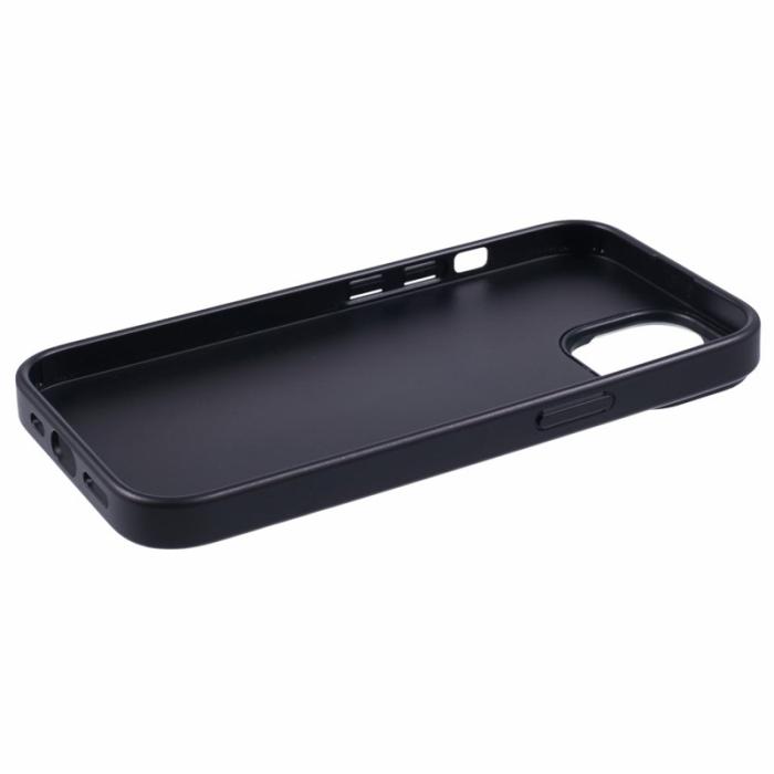 X-Level - X-LEVEL Mobilskal till iPhone 14/13 Läder+PC+TPU Geometrisk Mönster Svart