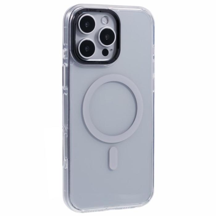 X-Level - X-LEVEL Mobilskal till iPhone 16 Pro MagSafe PC+TPU Klar Transparent