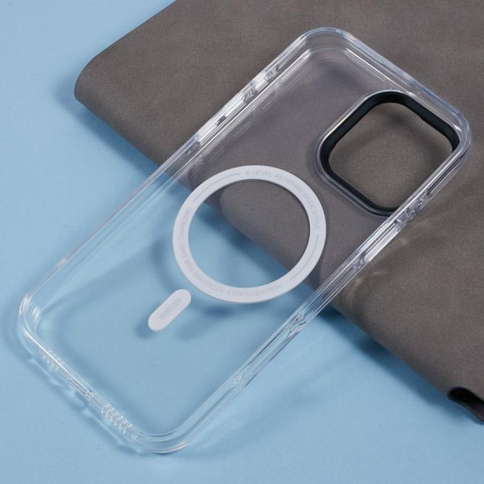 X-Level - X-LEVEL Mobilskal till iPhone 16 Pro MagSafe PC+TPU Klar Transparent