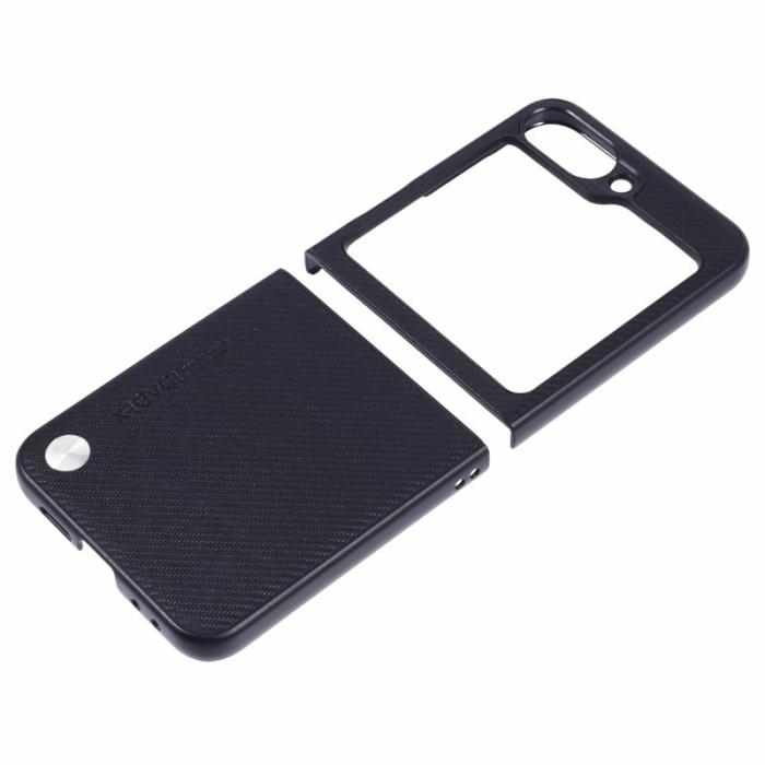 X-Level - X-LEVEL Mobilskal till Samsung Galaxy Z Flip7 FE 5G Carbon Fiber Svart
