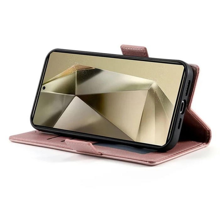 OEM - Galaxy S25 Ultra Plånboksfodral - Rosa Guld