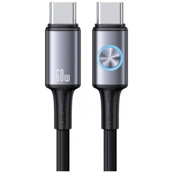 USAMS - USAMS USB-C Till USB-C Kabel 60W 1.2m Huan - Tarnish