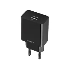 Maxlife - Maxlife V&auml;ggladdare 1xUSB-A 3A MXTC-11 - Svart