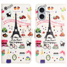 A-One Brand - iPhone 17 Plånboksfodral Pattern Print - Eiffeltornet