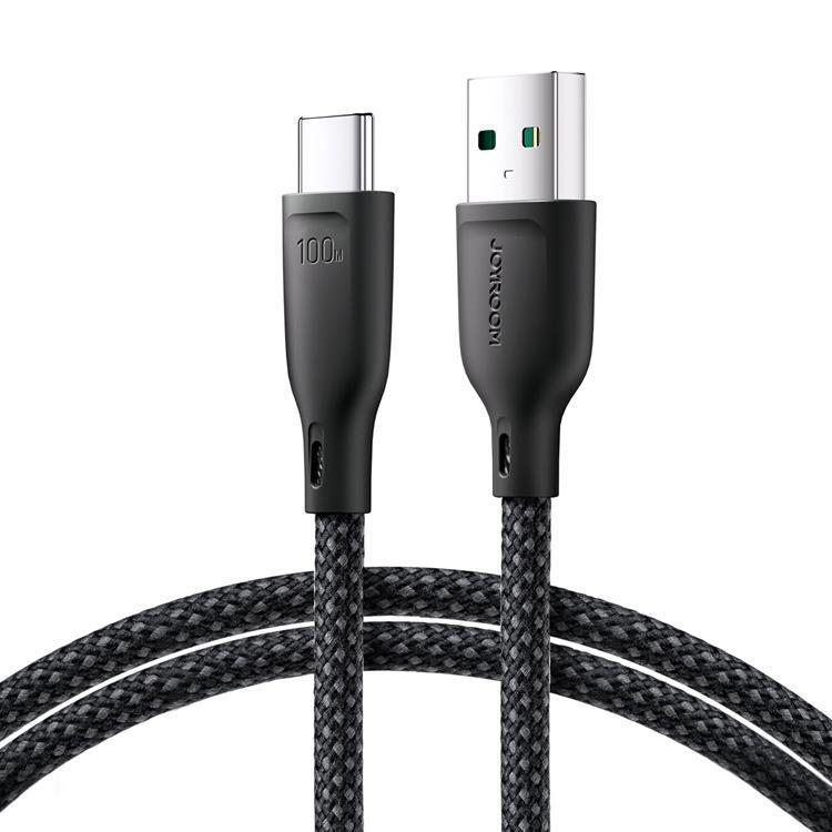 Joyroom USB-C till USB-A kabel 100W 1m Multi-Color - Svart | 3541 | AlltMobil