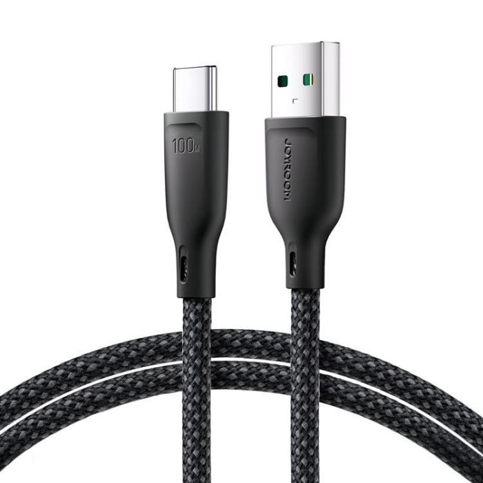 Joyroom - Joyroom USB-C till USB-A kabel 100W 1m Multi-Color - Svart
