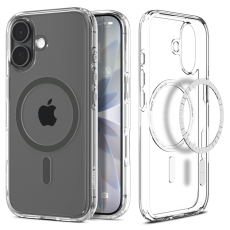 Spigen - Spigen Mobilskal f&ouml;r Apple iPhone 17 MagSafe Ultra Hybrid - Clear/Graphite