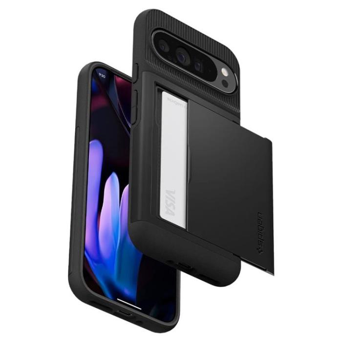 UTGATT - Spigen Google Pixel 9 Pro XL Mobilskal Slim Armor CS - Svart