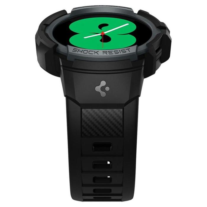 UTGATT - Spigen Galaxy Watch 4/5 (44mm) Strap Rugged Armor Pro - Charcoal Grå