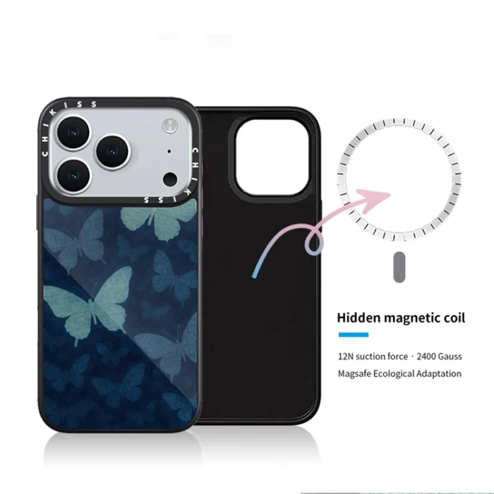 A-One Brand - iPhone 17 Pro Max Mobilskal MagSafe Aluminium Silikon