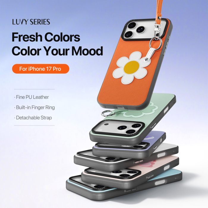 Dux Ducis - DUX DUCIS iPhone 17 Pro Mobilskal med Fingerring/Rem Luvy Series