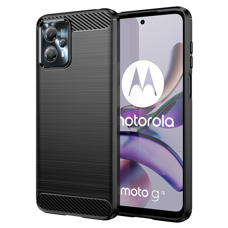 Mobilskal till Motorola Moto G13 Carbon - Svart | 2353 | AlltMobil