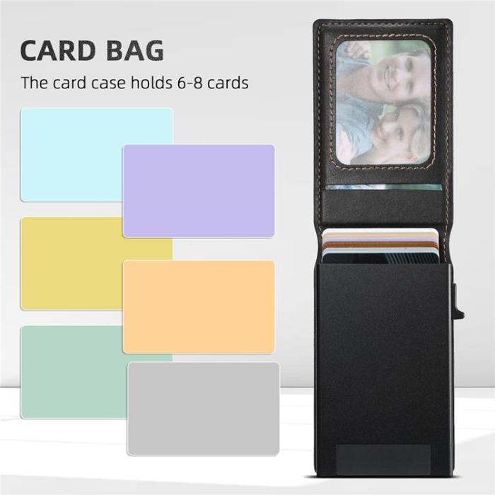 SUTENI - SUTENI Mobilskal för Galaxy S25 Ultra MagSafe Korthållare H19 - Svart