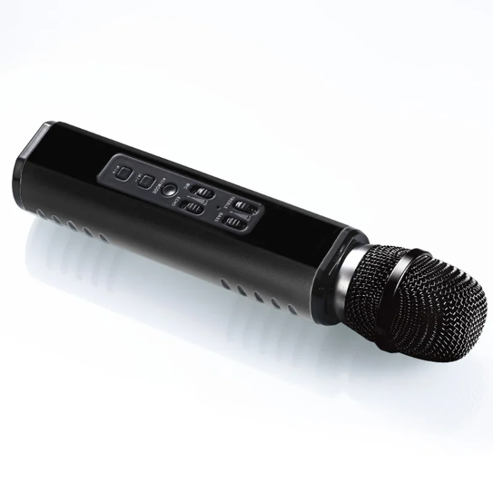 OEM - 2in1 Trådlös Mikrofon Bluetooth Högtalare Karaoke K6 - Svart