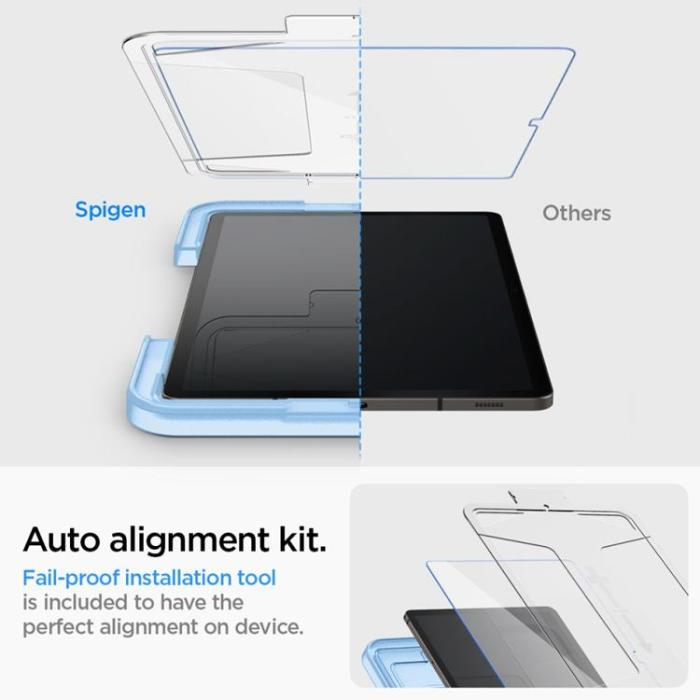 UTGATT - Spigen Galaxy Tab S9 Ultra Härdat Glas Skärmskydd EZ Fit