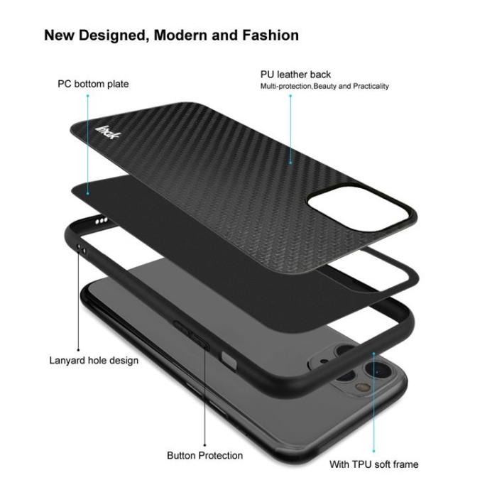 Imak - IMAK Google Pixel 6a Skal LX-5 Carbon Fiber - Svart