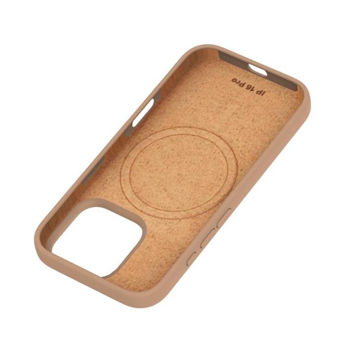 A-One Brand - iPhone 17 Pro Mobilskal MagSafe Silikon Thin - Brun
