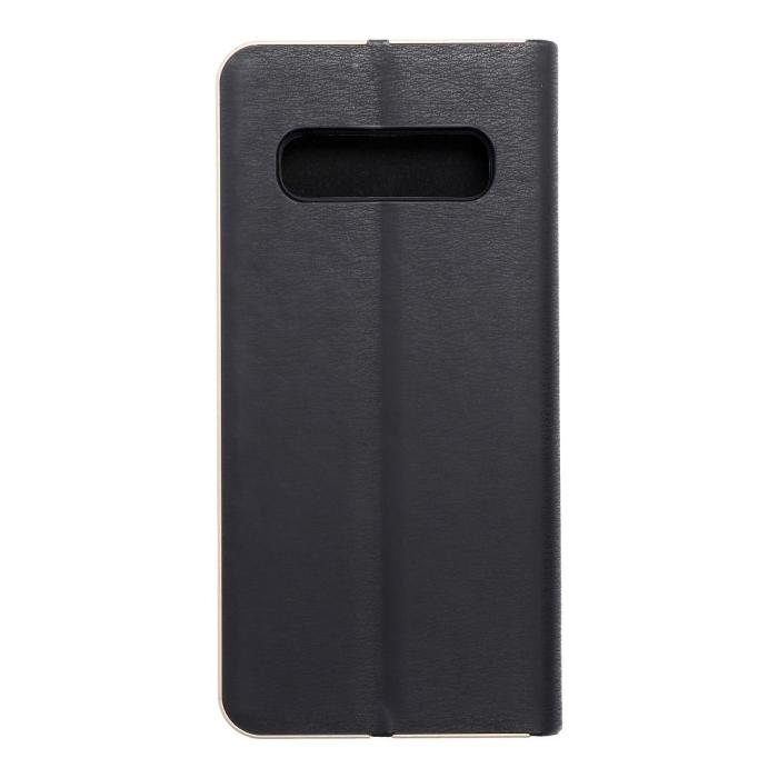 OEM - Galaxy S10 Plånboksfodral Forcell Luna Gold - Svart