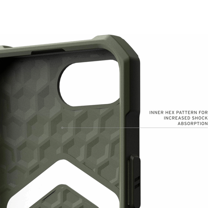 UAG - UAG iPhone 16e Mobilskal MagSafe Essential Armor - Olive Drab