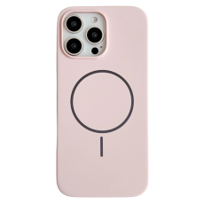 A-One Brand - iPhone 16 Pro Max Mobilskal MagSafe Silikon - Ljusrosa