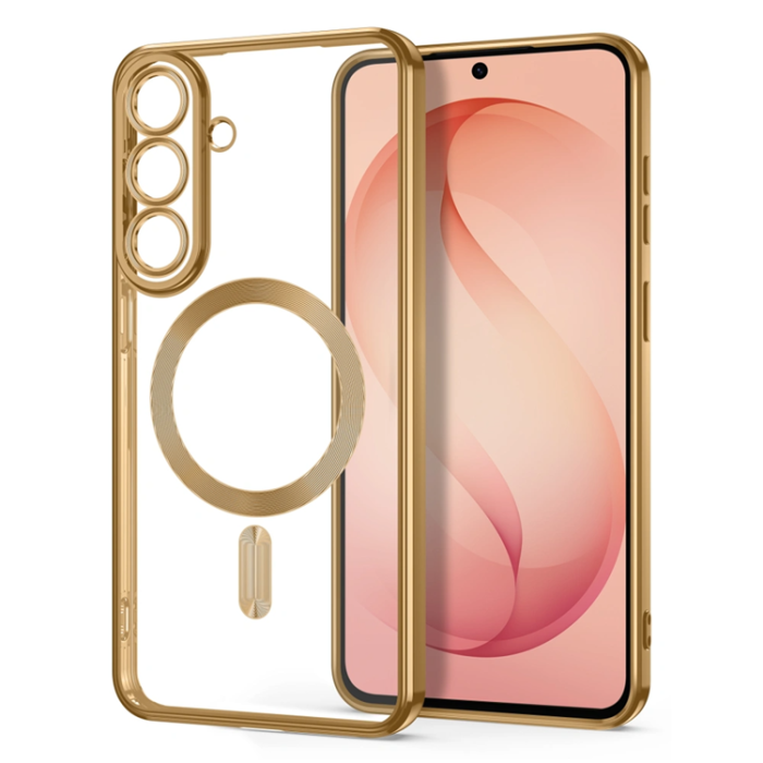 Tech-Protect - Tech-Protect Mobilskal För Galaxy S26 FE Magsafe Magflex - Shiny Guld
