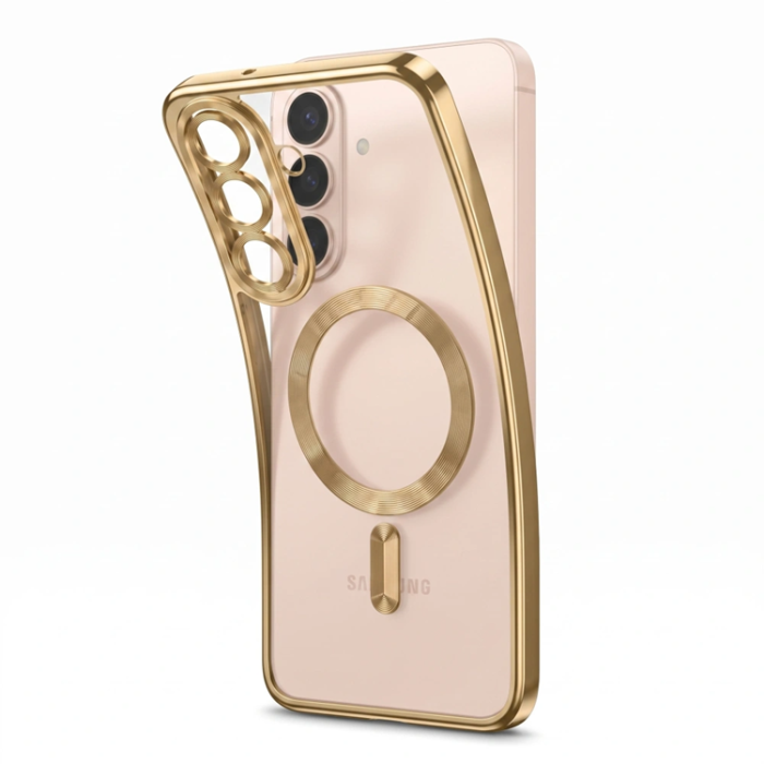 Tech-Protect - Tech-Protect Mobilskal För Galaxy S26 FE Magsafe Magflex - Shiny Guld