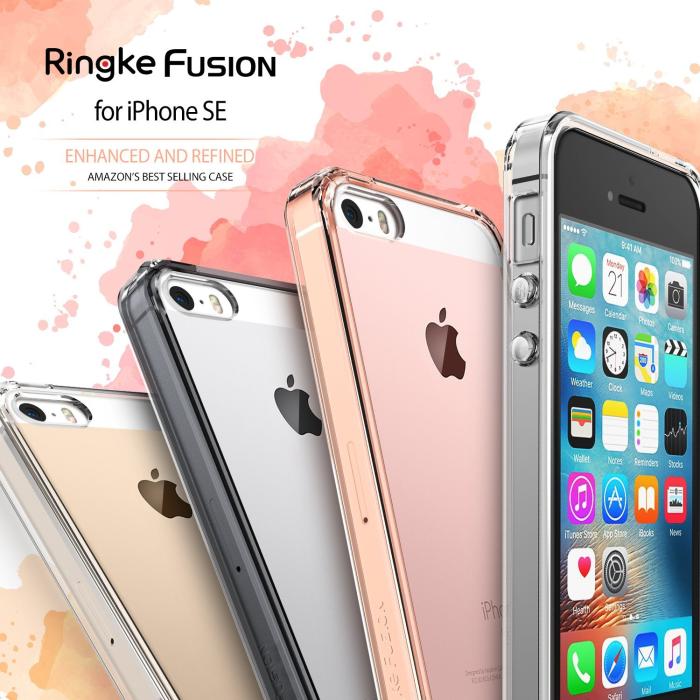 UTGATT5 - RINGKE Fusion skal till Apple iPhone 5/5S/SE - Rose Gold