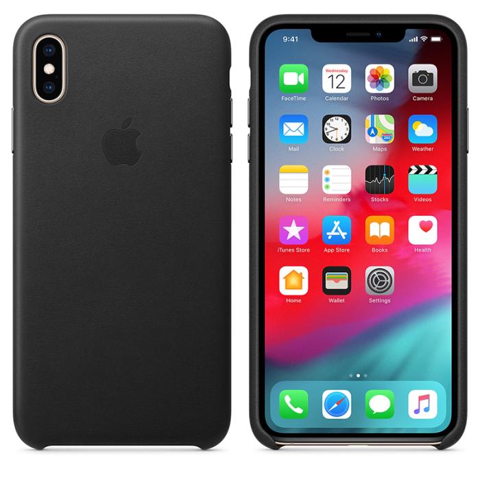 UTGATT1 - Apple iPhone XS Max Leather Case Black Mrwt2Zm/A