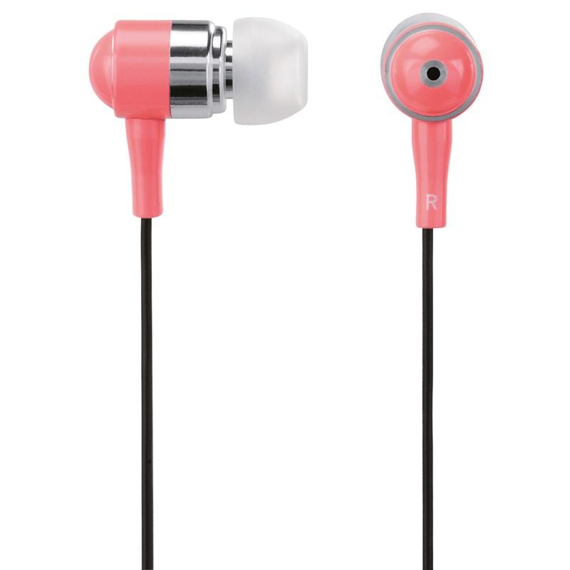 HAMA Hörlur Shiny In-Ear Mic - Rosa | 505771 | AlltMobil