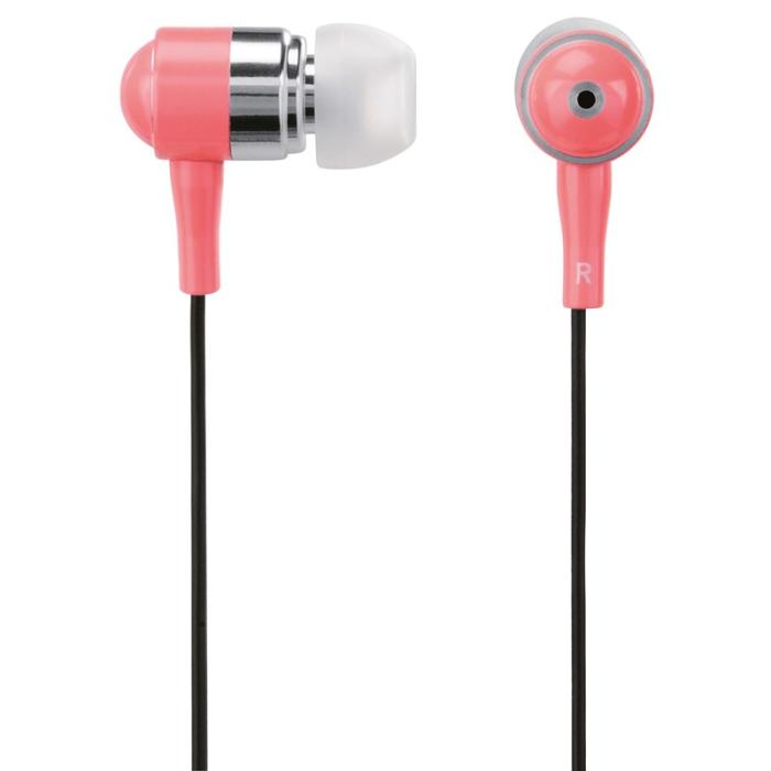 Hama - HAMA Hörlur Shiny In-Ear Mic - Rosa