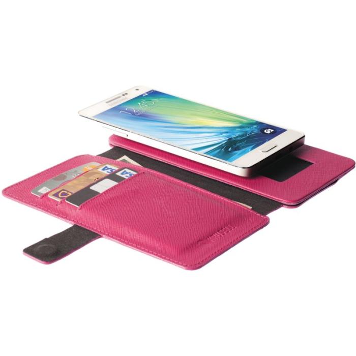 UTGATT5 - Krusell Malmö FlipWallet Slide 2XL - Rosa