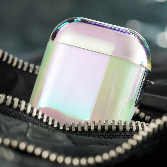 UTGATT5 - Kingxbar Airpods Case Nebula airpods 2 / 1 skal Rosa