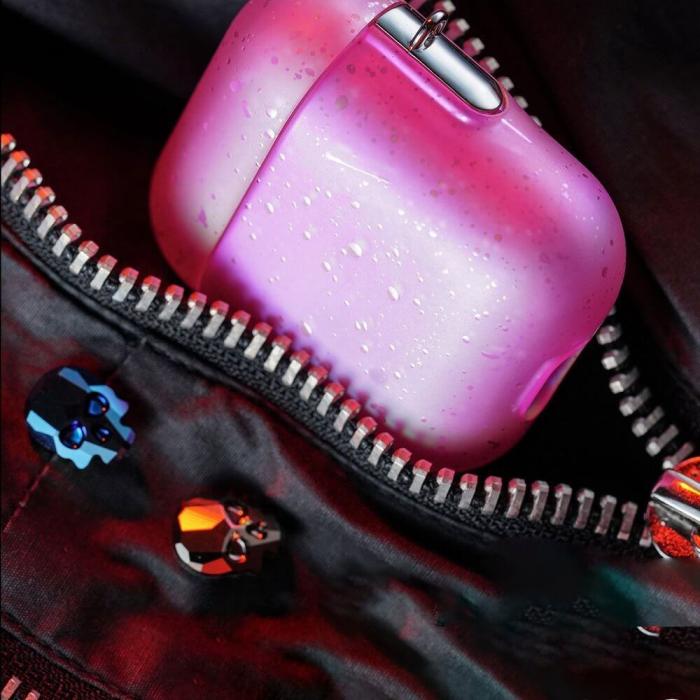 UTGATT5 - Kingxbar Airpods Case Nebula airpods 2 / 1 skal Rosa