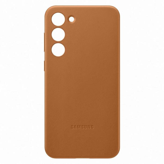 Samsung - Samsung Galaxy S23 Plus Skal Läder - Camel