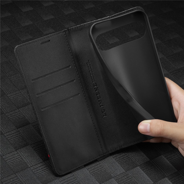 LC.imeeke - Lc.imeeke Google Pixel 10 Pro XL Plånboksfodral Carbon Fiber