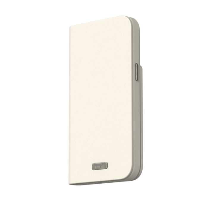 Moshi - Moshi iPhone 15 Plånboksfodral Magsafe - Äggtoddy Vit