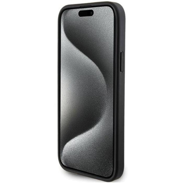 KARL LAGERFELD - Karl Lagerfeld iPhone 15 Mobilskal Korthållare Metal Logo