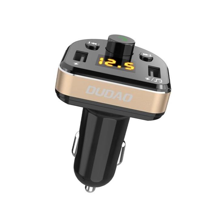 Dudao - Dudao Billaddare 2x USB FM Sändare Bluetooth - Svart