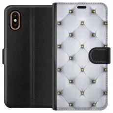 Gustaf - Pl&aring;nboksfodral till Apple iPhone XS Max med Fancy