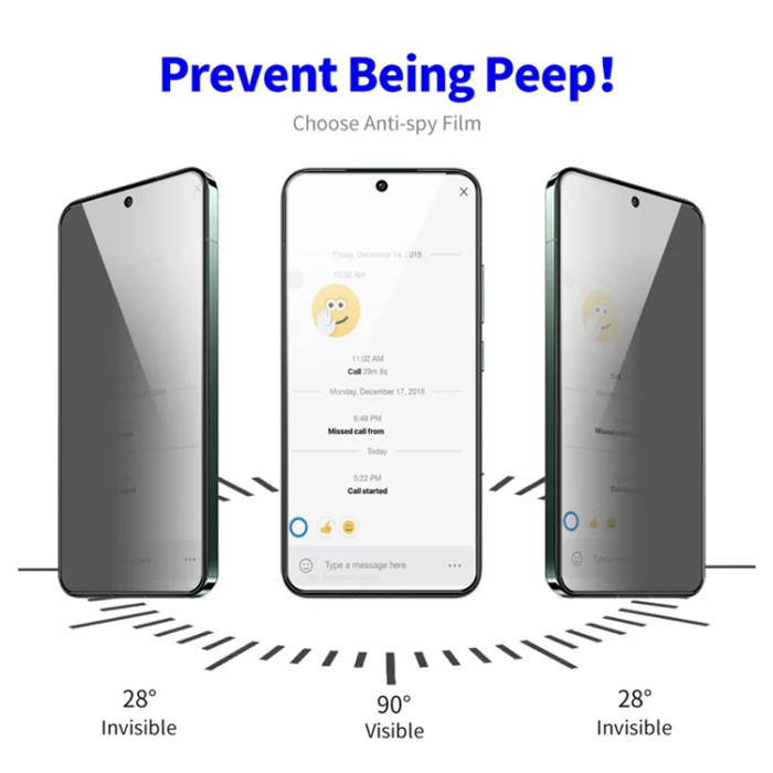 Boom of Sweden - [2-Pack] BOOM Google Pixel 10/10 Pro/9/9 Pro Härdat Glas Skärmskydd Privacy