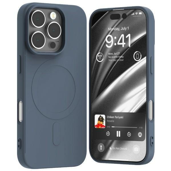Mercury iPhone 16 Pro Mobilskal MagSafe Semi-Silikon - Ljusblått | 2353 | AlltMobil