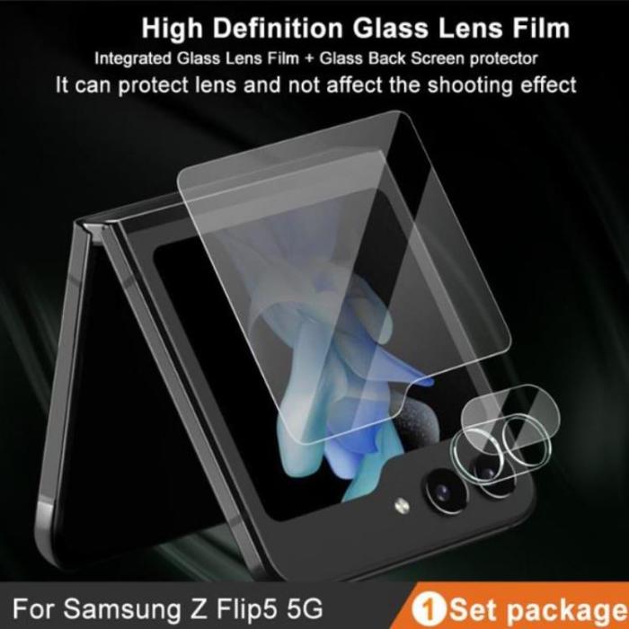 Imak - iMak Galaxy Z Flip 5 Kameralinsskydd i Härdat glas