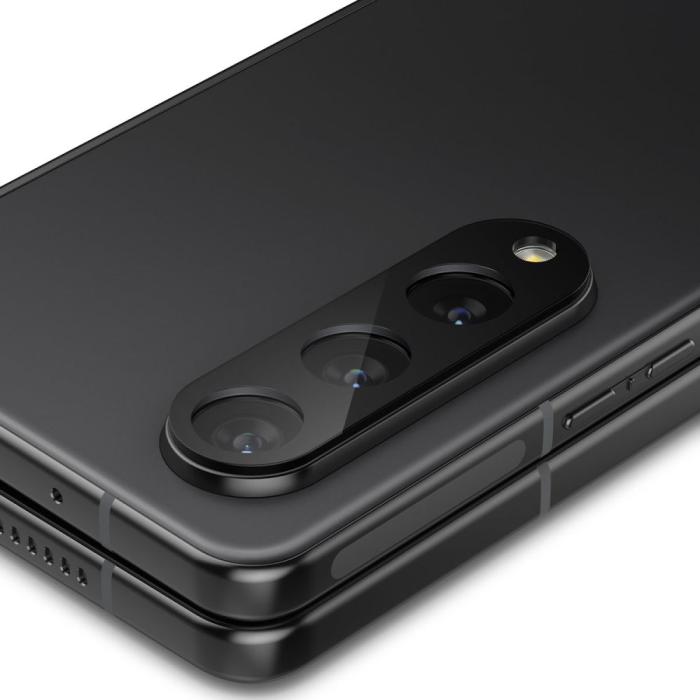 UTGATT - Spigen Galaxy Z Fold 4 Linsskydd OPTIK.TR 2-Pack - Svart